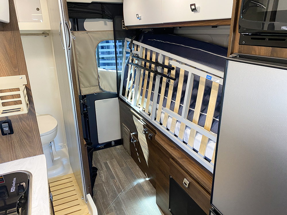 2022 Travato bed 2