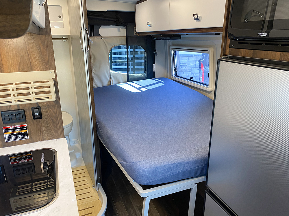 2022 Travato bed