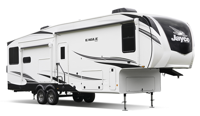 side view of Jayco Eagle 5th wheel
