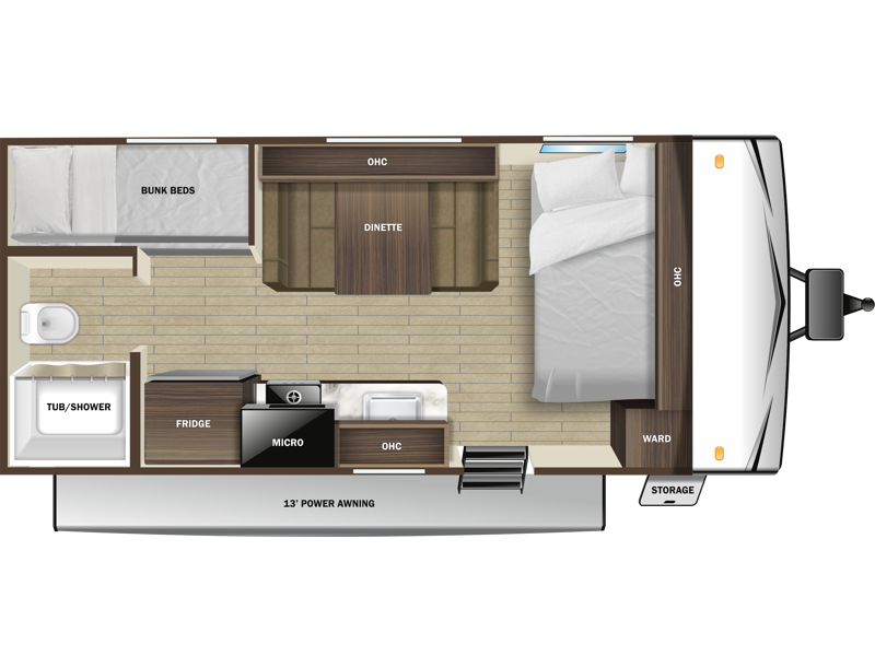 Go Play 19BH Floor Plan