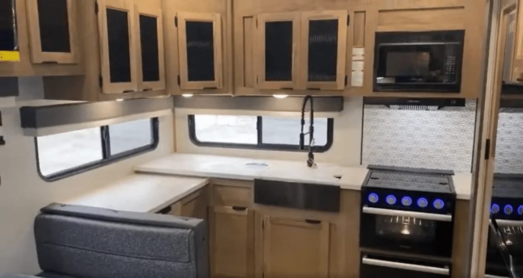 2024 Arctic Wolf 23MLE Kitchen