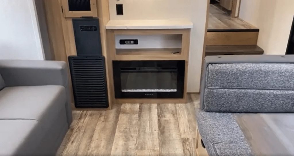 2024 Arctic Wolf 23MLE Fireplace