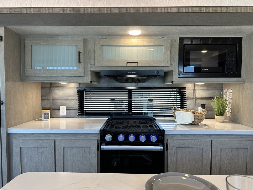 Salem 28VIEW Travel Trailer Kitchen