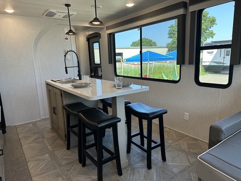 Salem 28VIEW Travel Trailer Kitchen