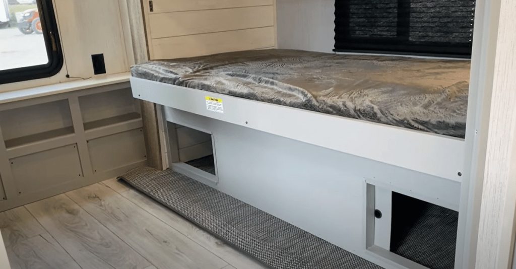 North Trail storage in bunks