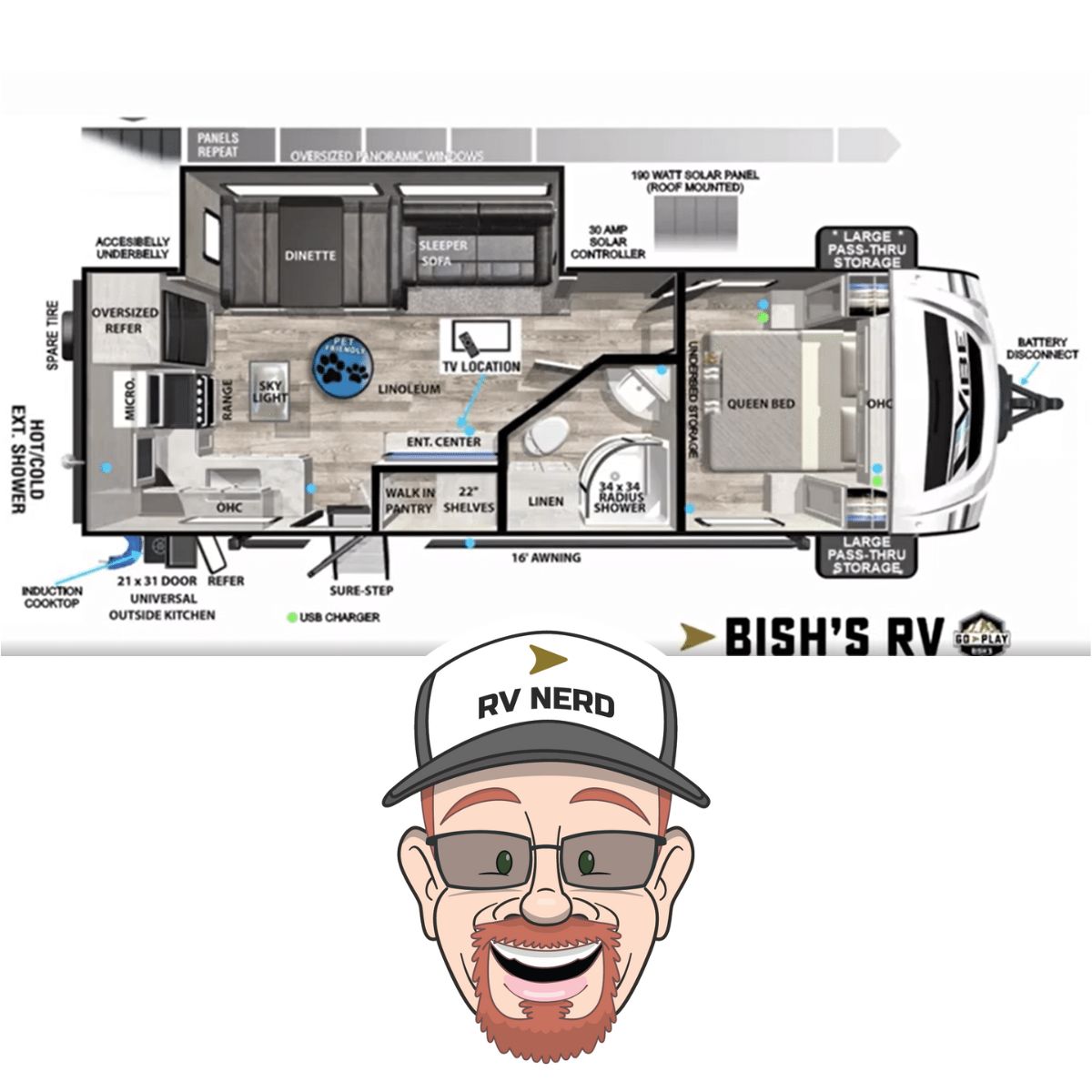 Unique Couple's Camper under 30 feet! Vibe 25RK Travel Trailer Review