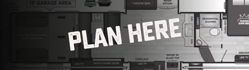 2024 Fuzion 425 Fifth Wheel layout section