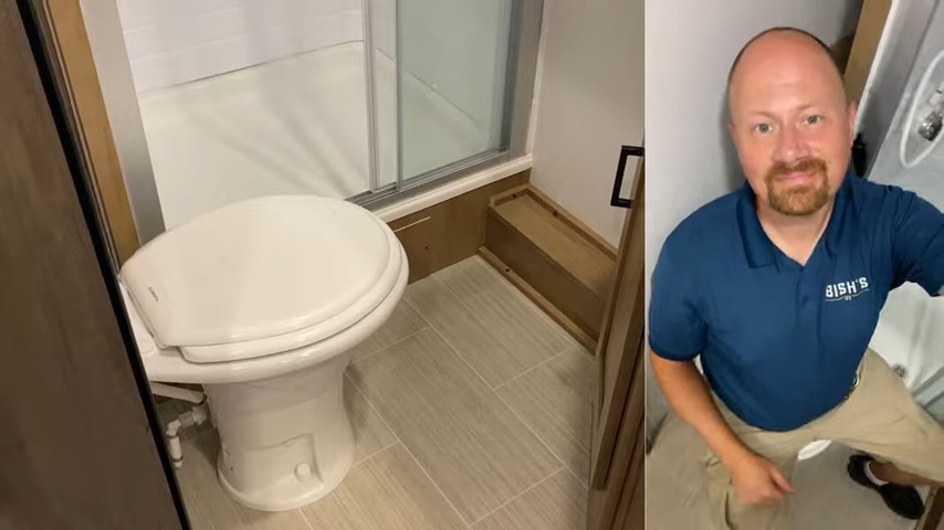 2024 Freedom Express 258BHS bathroom