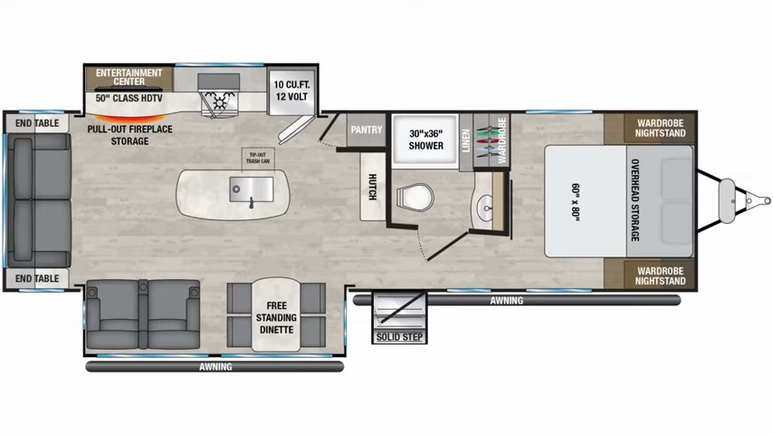 2024 Delta 202RL layout