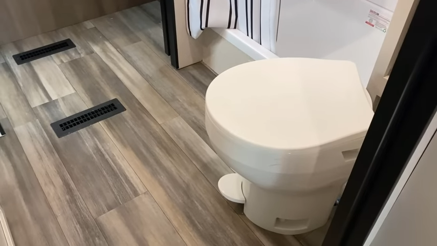 Go Play foot flush toilet