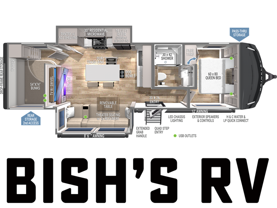 2025 Model Z Air 295 Floorplan