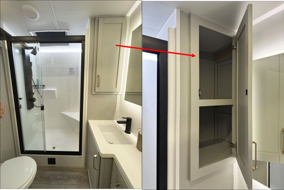 2025 Model Z Air 295 bathroom
