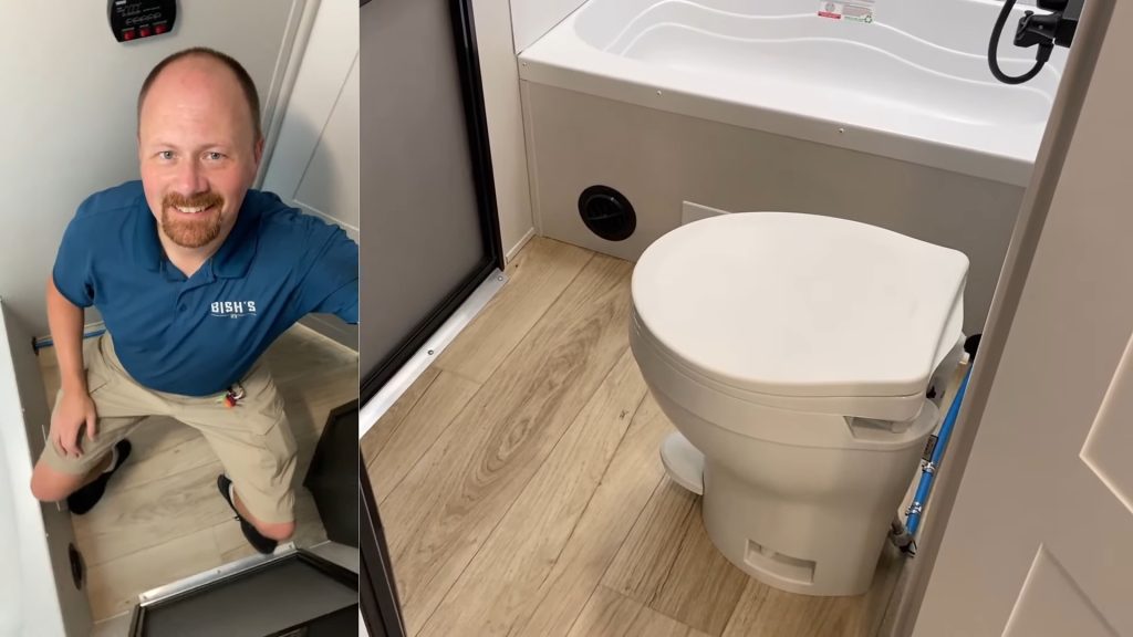 2024 North Trail 27DBH bathroom