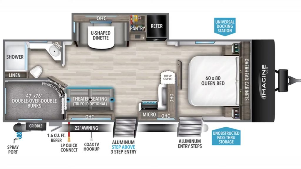 2024 Imagine 25DBE  layout