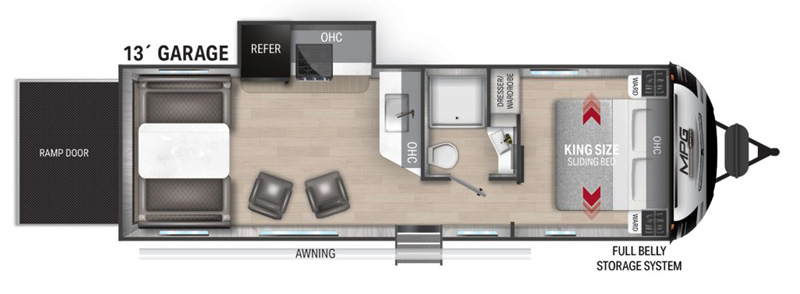 MPG 2700TH Floor Plans