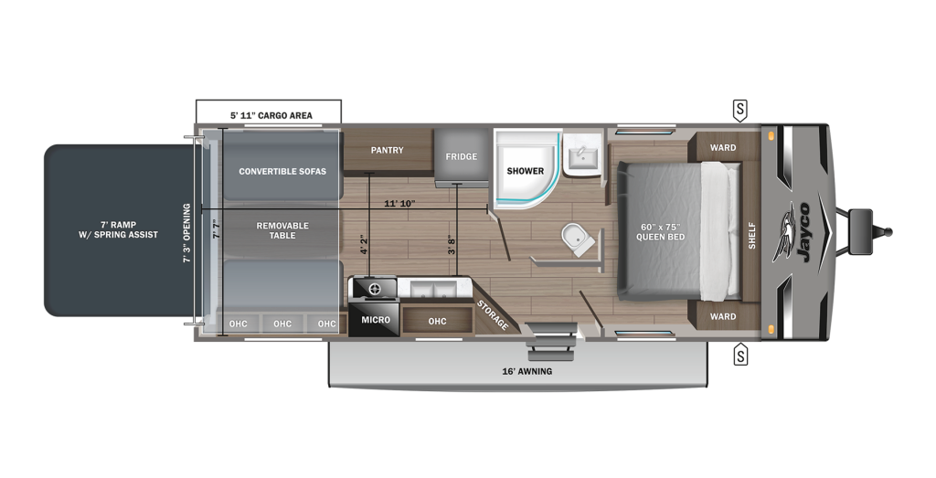 2024 Jay Flight 236TH Floorplan