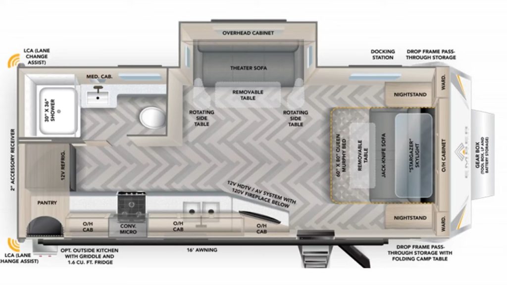 2024 Ember 21MRK Touring Edition Floorplan
