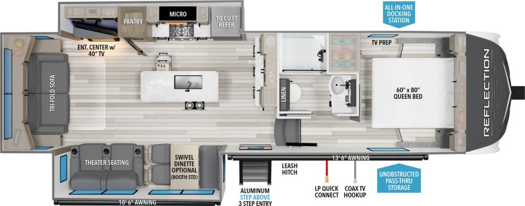 grand design reflection 295RL floorplan
