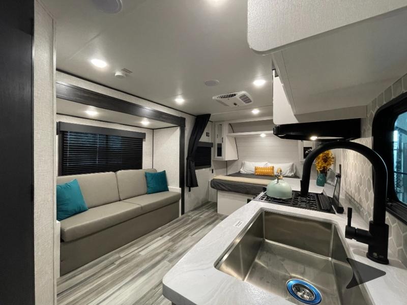 interior of 20FBS showing sofa