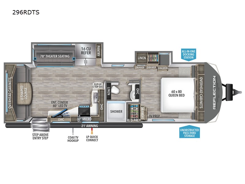 2024 GRAND DESIGN REFLECTION 296RDTS