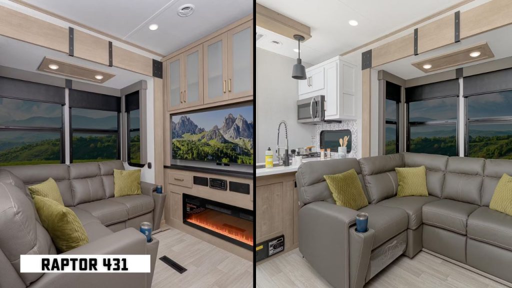 keystone raptor 431 living room