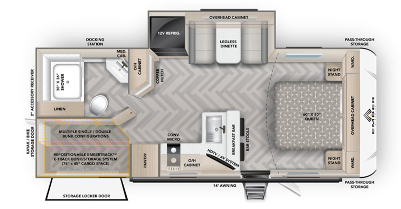 Floor plan of ember 22ets
