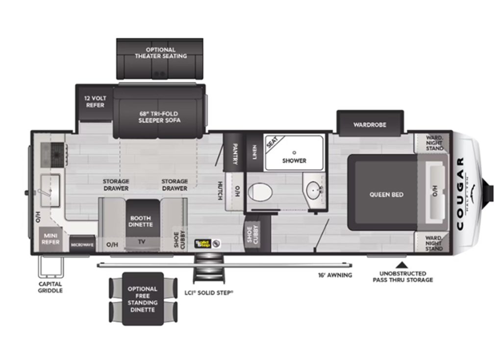Keystone Cougar Floor Plan