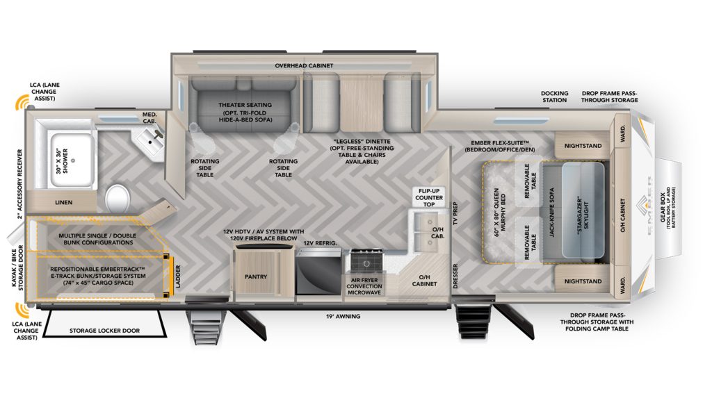 Floor Plan of the Ember 28MSL