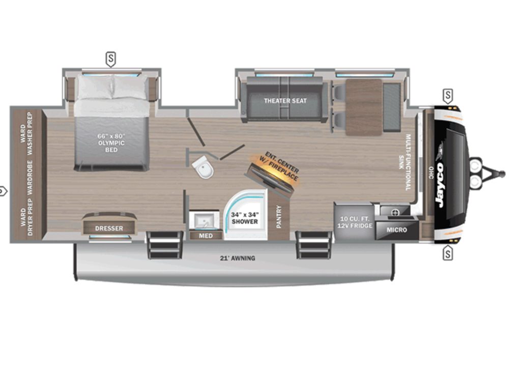 Jayco Eagle Floor Plan