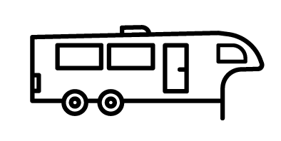 icon of a fifth wheel
