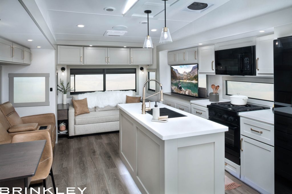 inside the Brinkley RV Model Z 5th wheel