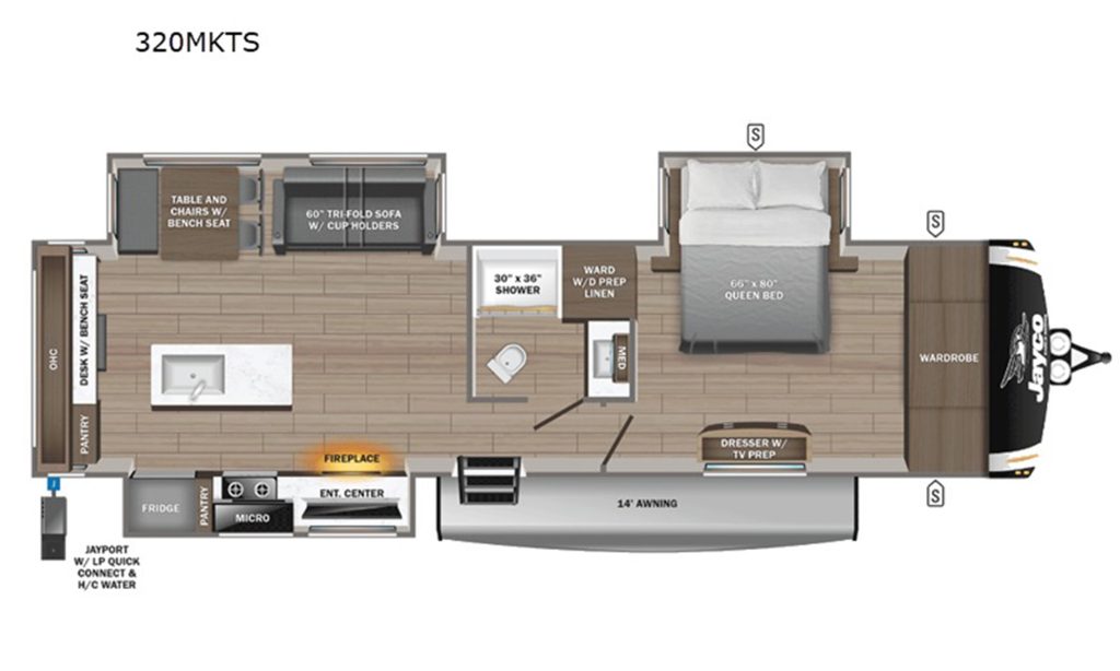Floor Plan of Eagle HT 320MKTS