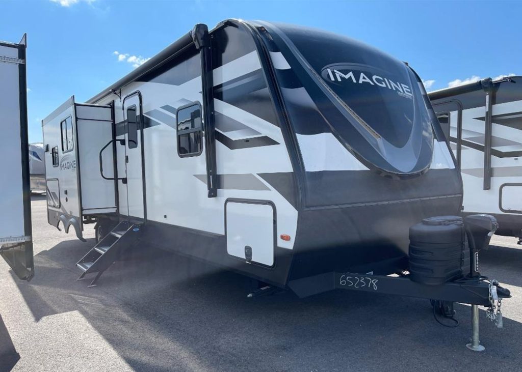 exterior of Grand Design Imagine