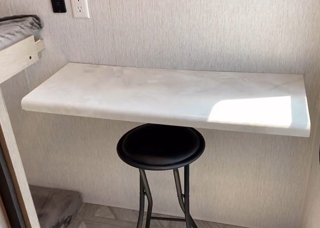 Office area inside the "hidden Room" of a Wildwood VIEW 