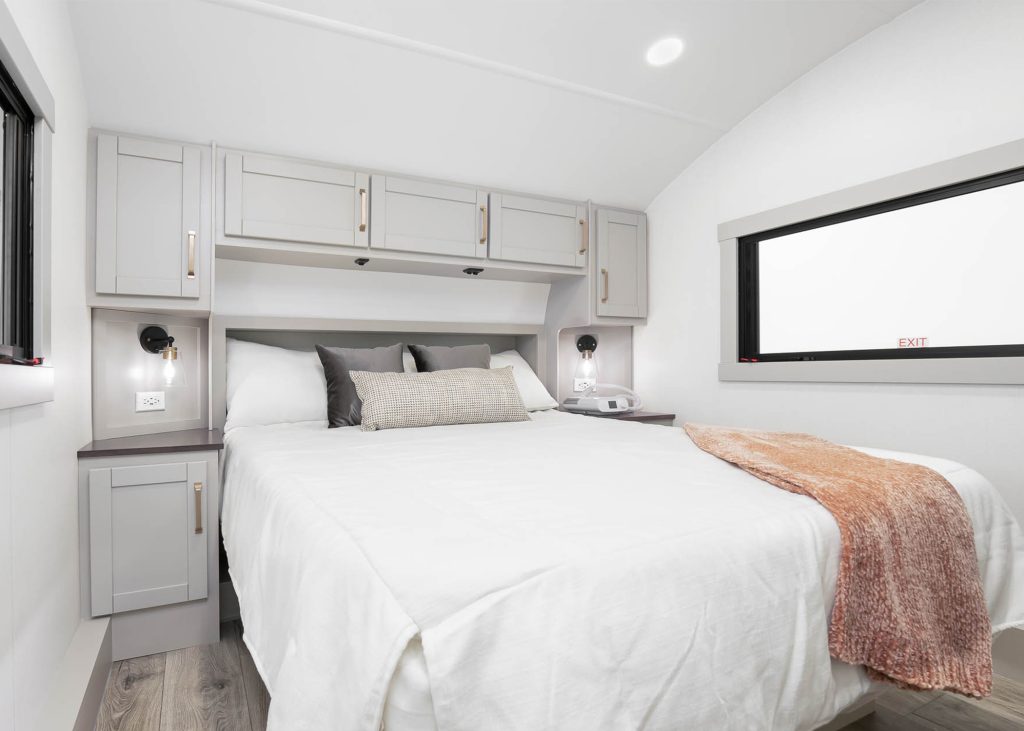 Bedroom inside the Brinkley Z 2680