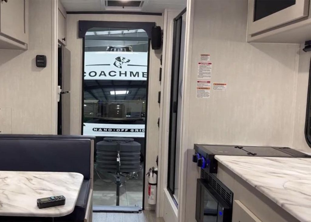 Interior of Coachmen Apex Remote 15R
