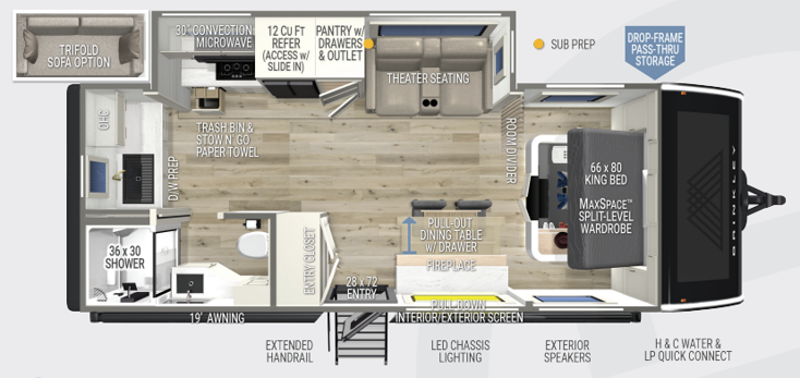 Floor Plan of Brinkley Model I 235