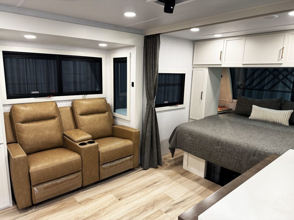 Theater Seating and Bed inside Brinkley I 235