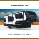 Brinkley Model GX 3500 luxury fifth wheel toy hauler exterior