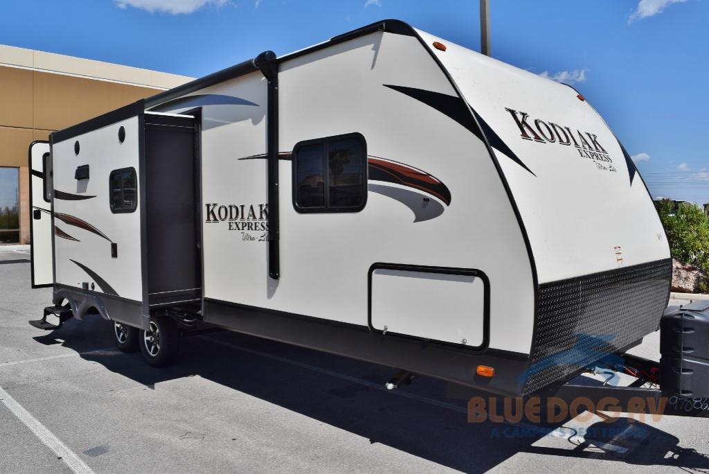 Dutchmen Kodiak Express Travel Trailers Light On Weight, Big On Class Blue Dog RV