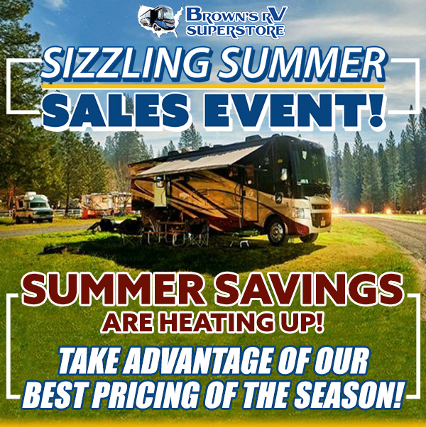 RV Sale Sizzling Summer Sales Event Brown's RV Blog
