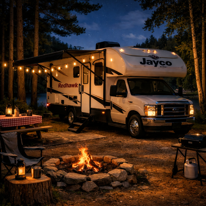 2026 Jayco Redhawk 24B Class C motorhome at Hilltop Camper and RV