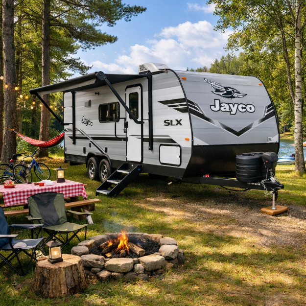 2026 Jayco Jay Flight SLX 261BHS larger family bunkhouse travel trailer at Hilltop Camper and RV