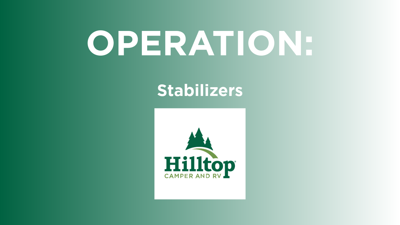 RV stabilizers guide for a 2026 Jayco Jay Flight SLX from Hilltop Camper and RV