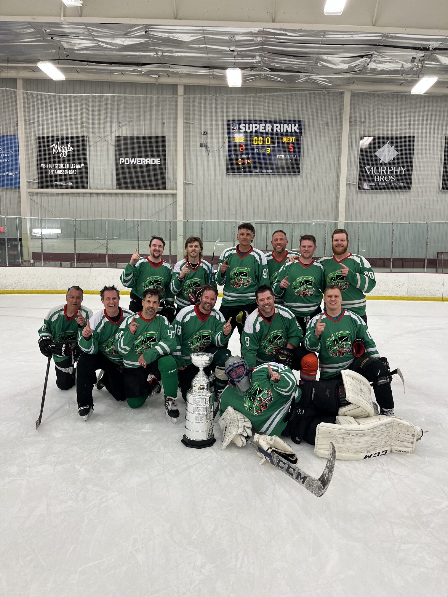 Hilltop Hockey Club team photo after winning the 2026 championship.