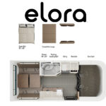 Winnebago Elora 19DC Floorplan