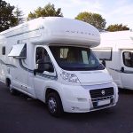 RV on a RV Dealers Lot