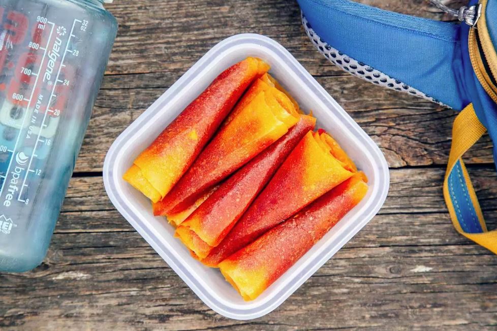 TieDye Mango Strawberry Fruit Leathers!