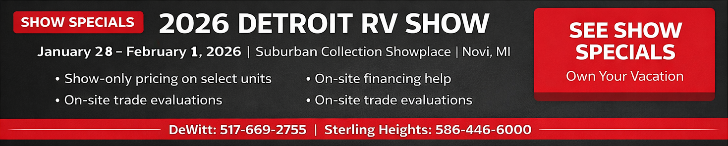 Price Right RV 60th Annual Detroit RV & Camping Show Show Specials