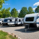 RV layouts for grandparents camping with grandkids in Michigan